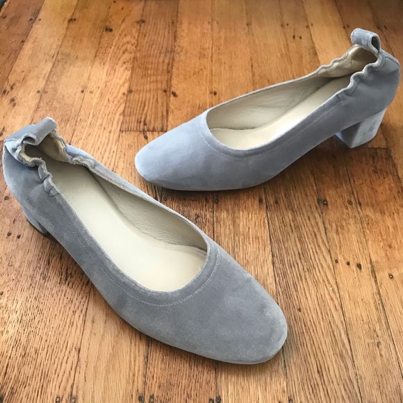 SOLD Everlane The Day Heel in Gray/Silver 10.5 - Picture 3 of 13